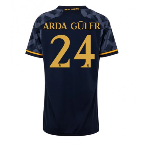 Dámy Fotbalový dres Real Madrid Arda Guler #24 2023-24 Venkovní Krátký Rukáv